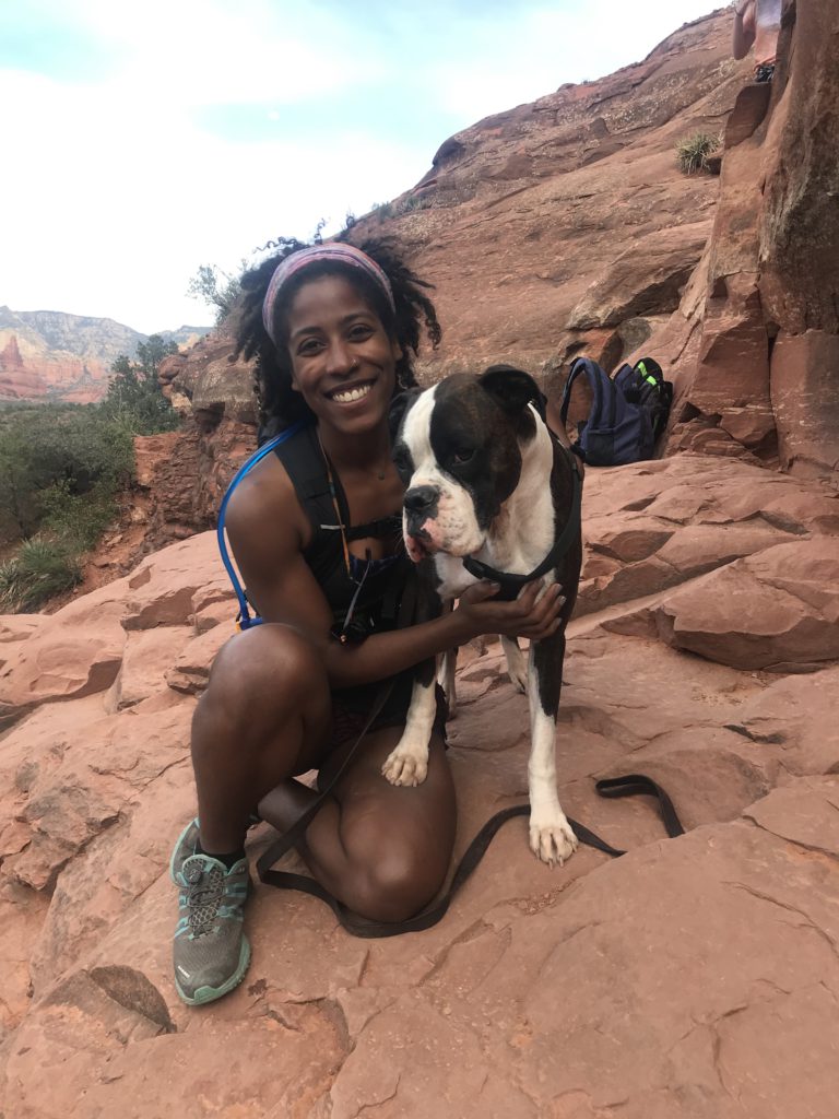 back in the states a life update - katie and hoolie at cathedral rock